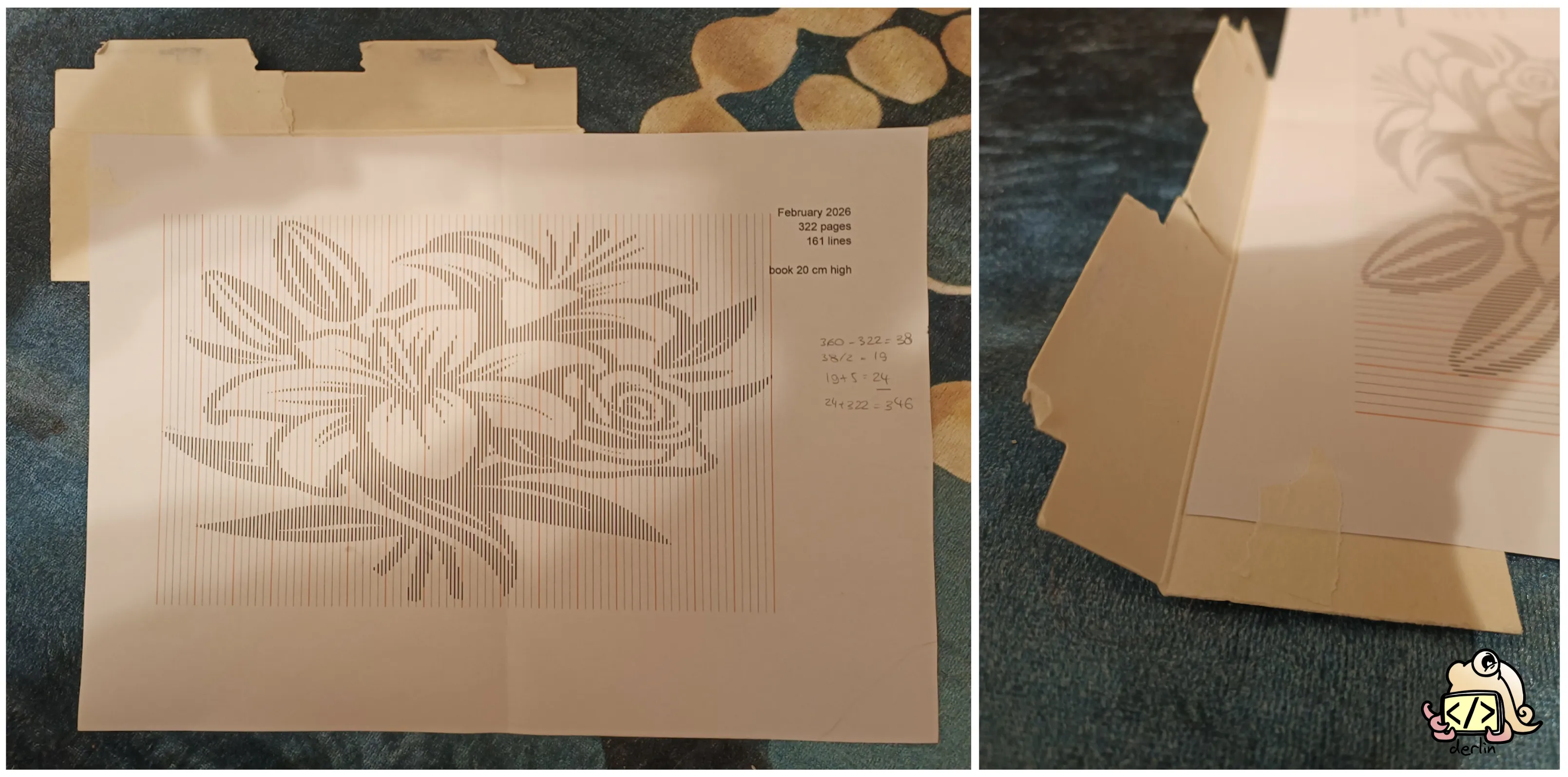 Example of pattern ready for use