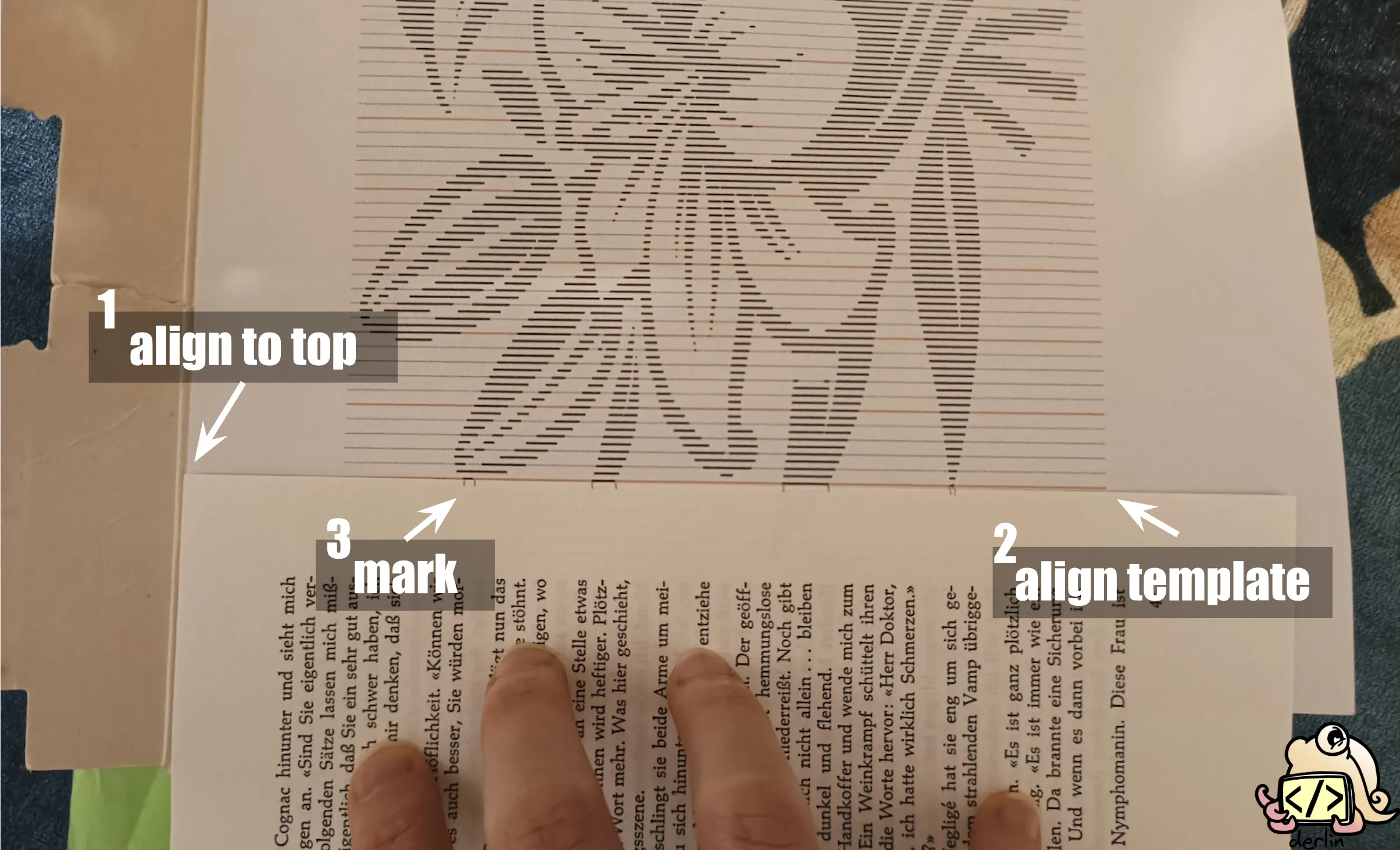 How to mark the pages
