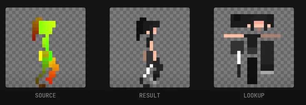 Color lookup on a model obvious