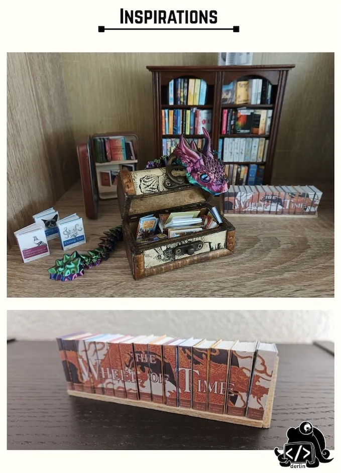 Derlin's miniature book tutorial - inspirations