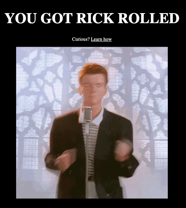 rickroll!
