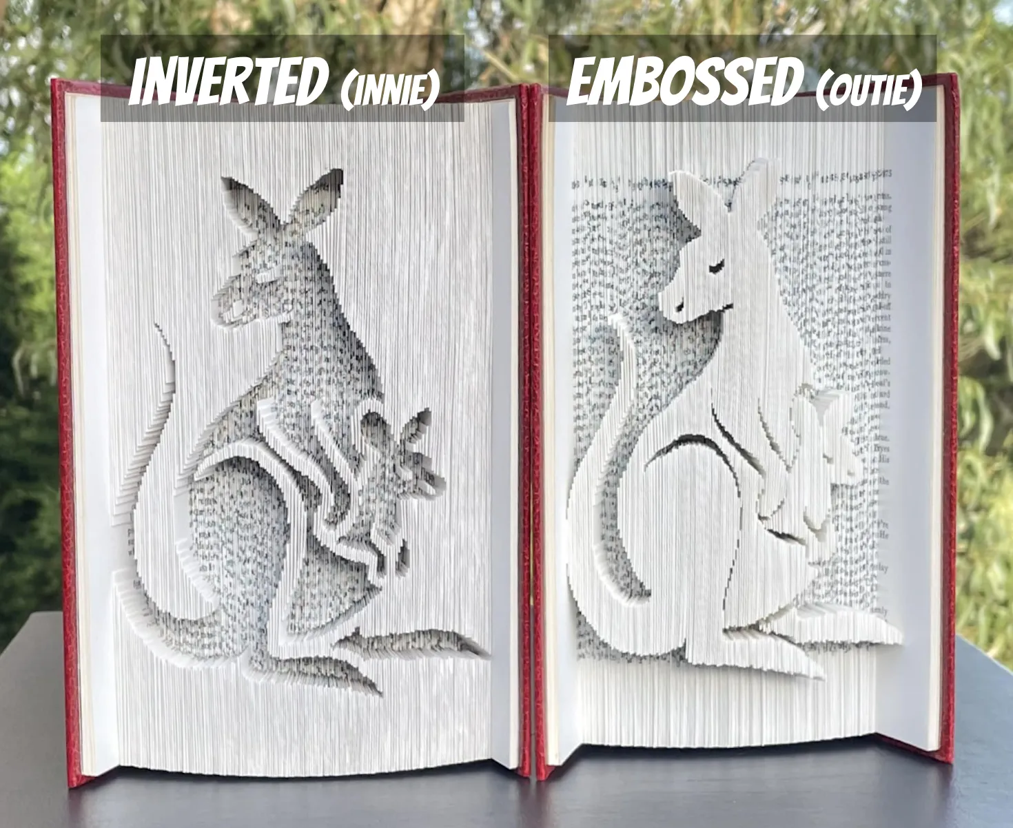 Cut & Fold: inverted vs embossed