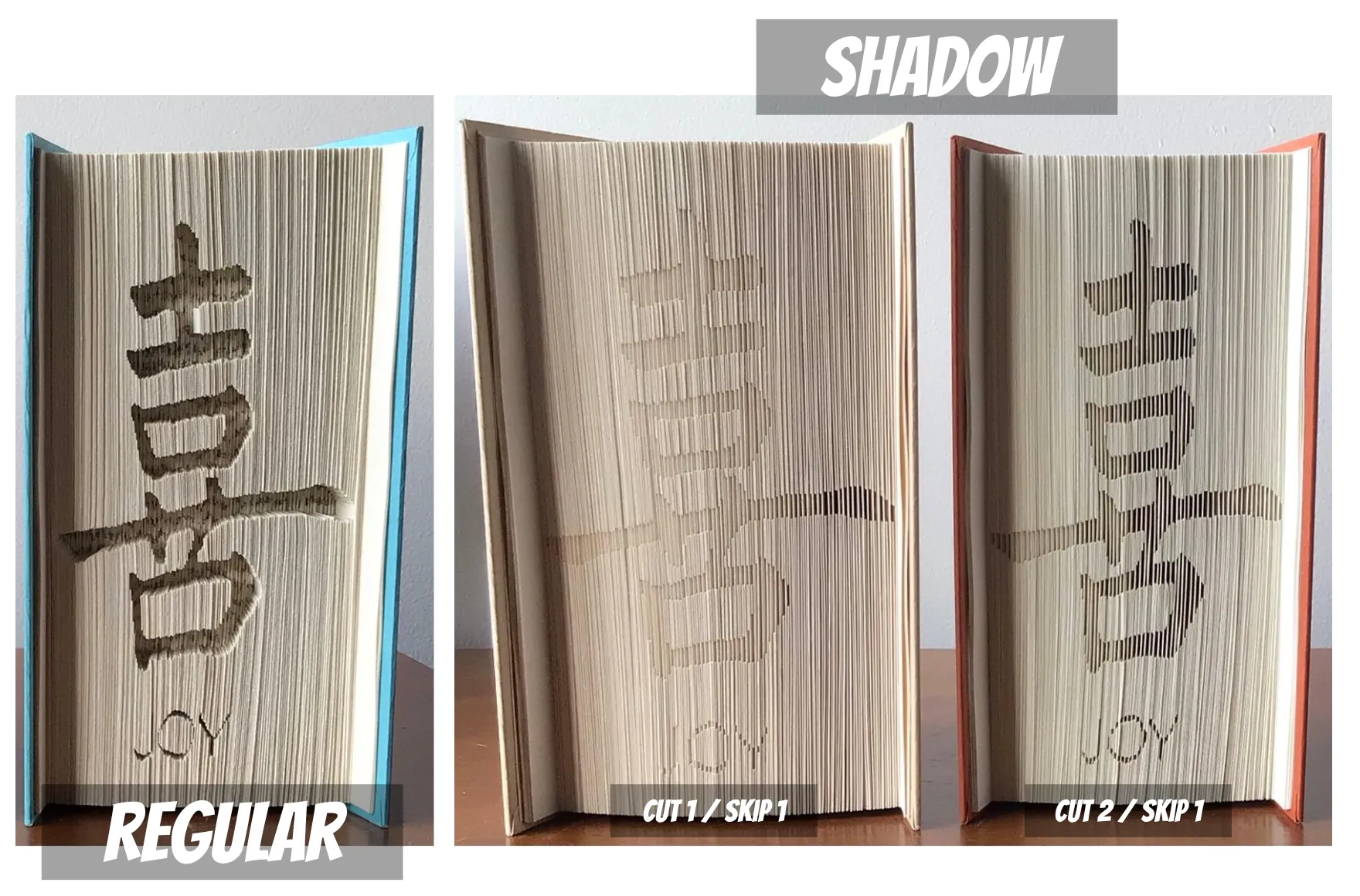 Cut & Fold: shadow folds