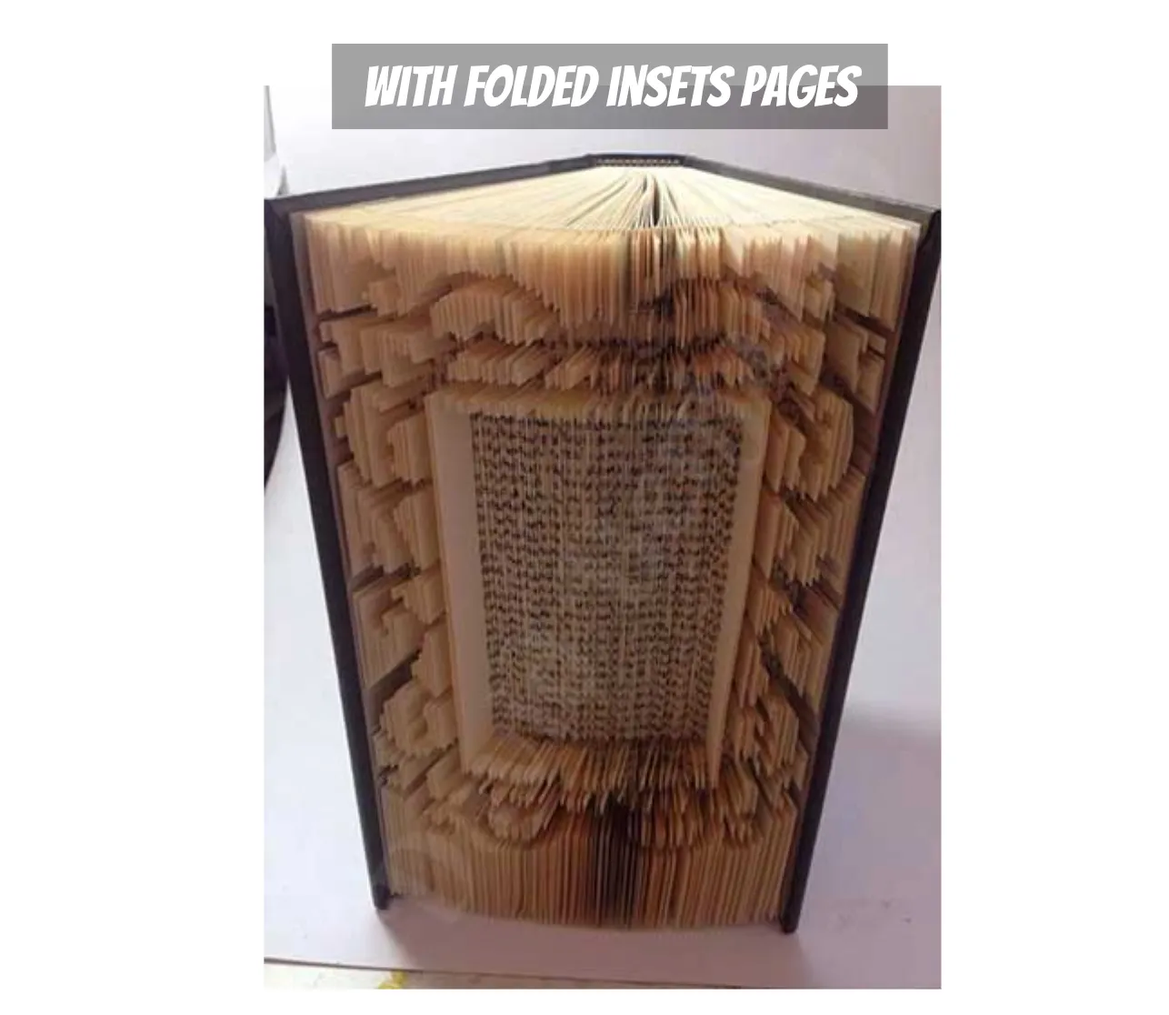 Cut & Fold: shadow fold with folded insets pages